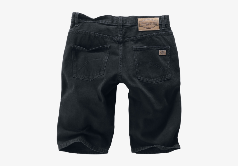 Michigan Short Men Shorts Black 100% Cotton 5 Pocket - Pocket, transparent png download