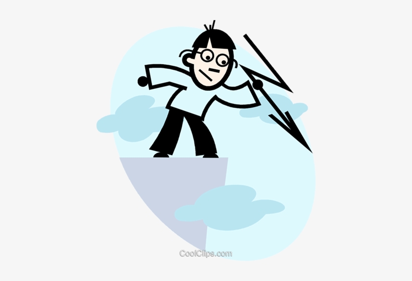 Man Throwing Lightning Bolt, transparent png download