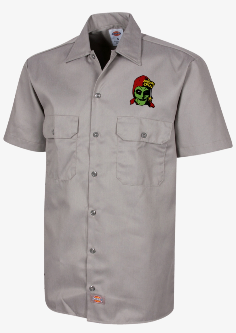 Sammmy Head Color Dickies Men's Short Sleeve Workshirt - Shirt, transparent png download
