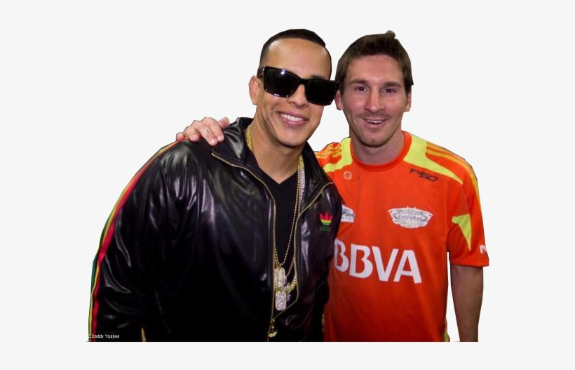 Messi Y Daddy Yankee - Leather Jacket, transparent png download
