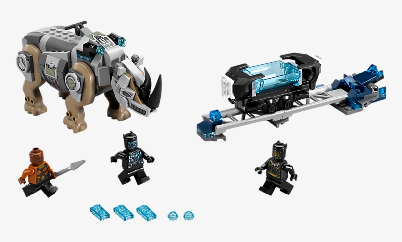 Rhino Face-off By The Mine - Lego Black Panther 76099, transparent png download
