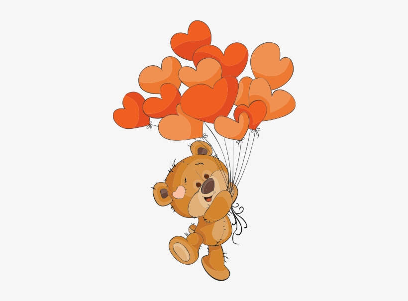 Png Balon Tutmaya Çalışan Sevimli Ayı Resmi - Oso Con Globos Dibujo, transparent png download