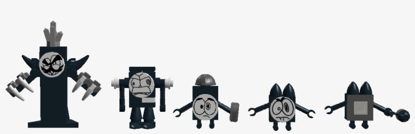 Here Are Each Of The Nixels's That Appear In This Set - Lego King Nixel, transparent png download