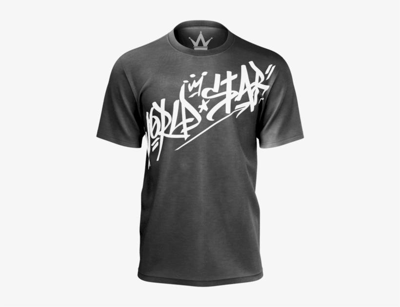 Graffiti Logo Tee-white Tag - Mountain Bike T Shirt, transparent png download