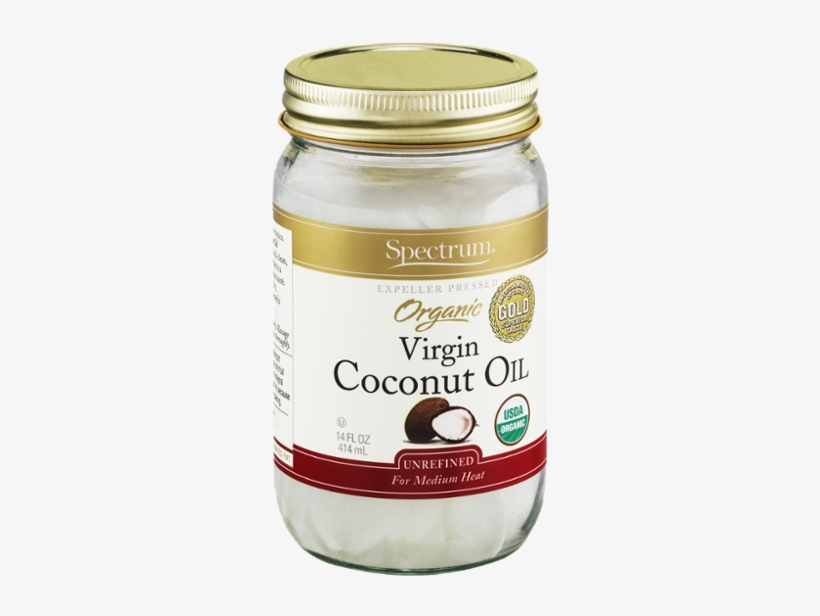 Spectrum Organic Coconut Oil, transparent png download
