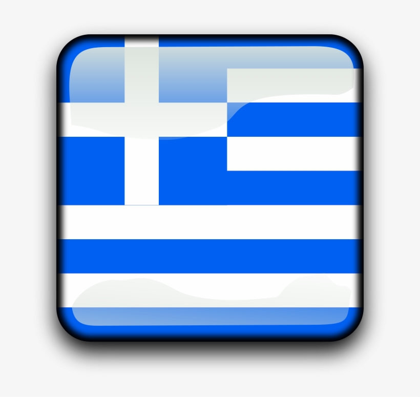 How To Set Use Flag Of Greece Clipart - Postage Stamp Icon Png, transparent png download