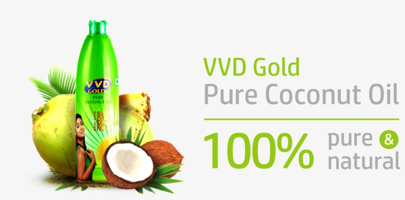 Natural Coconut Hair Oil Online - Vvd Coconut Hair Oil, transparent png download