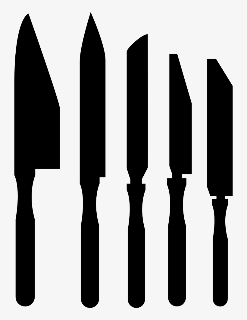 Knives Cutlery Set For Kitchen Comments - Throwing Knife, transparent png download