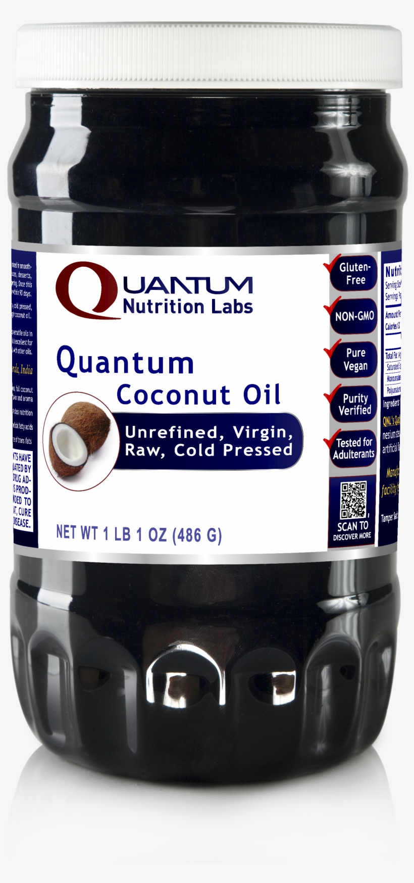 Coconut Oil, Quantum 18oz - Premier Research Labs Trim Body Blend - 10 Oz, transparent png download