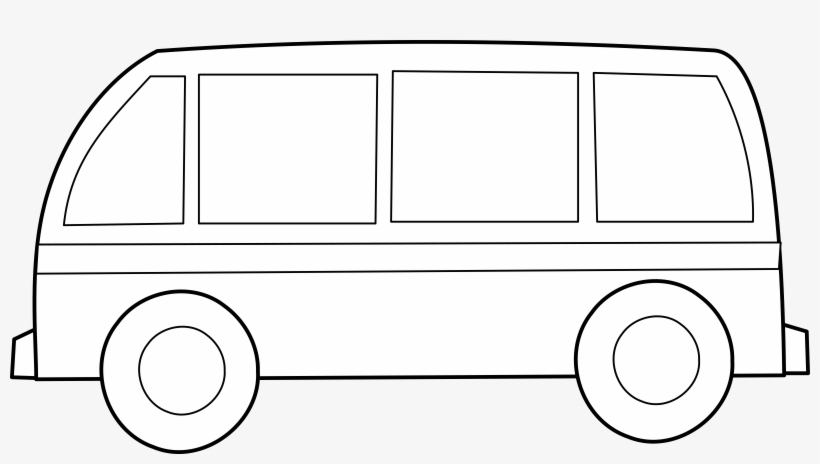 How To Set Use Autobus Icon Png - รูป รถ การ์ตูน ขาว ดำ, transparent png download