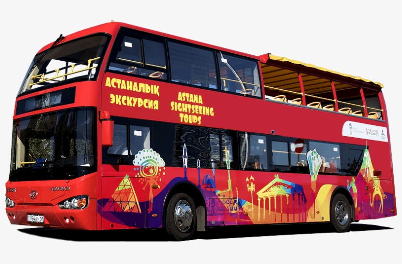 Hop On And Hop Off Excursions Of Astana On - Bus, transparent png download