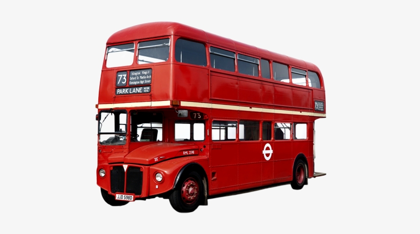 Refine - British Leyland Double Decker Bus, transparent png download