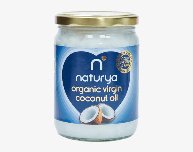 Coconut Oil Jar - Naturya Organic Coconut Oil, transparent png download