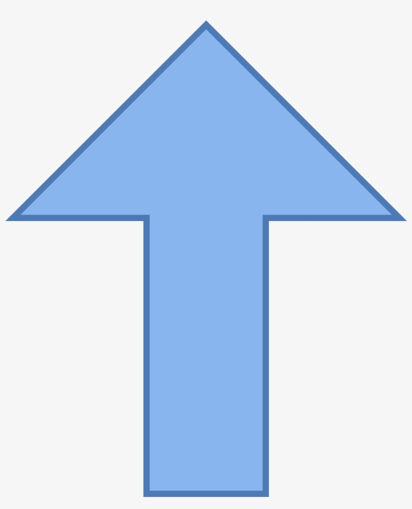 Thick Arrow Pointing Up Icon - Sign, transparent png download