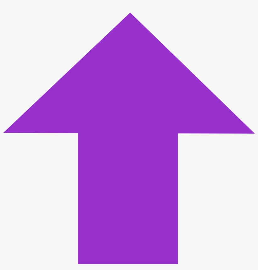 Open - Purple Arrow Pointing Up, transparent png download