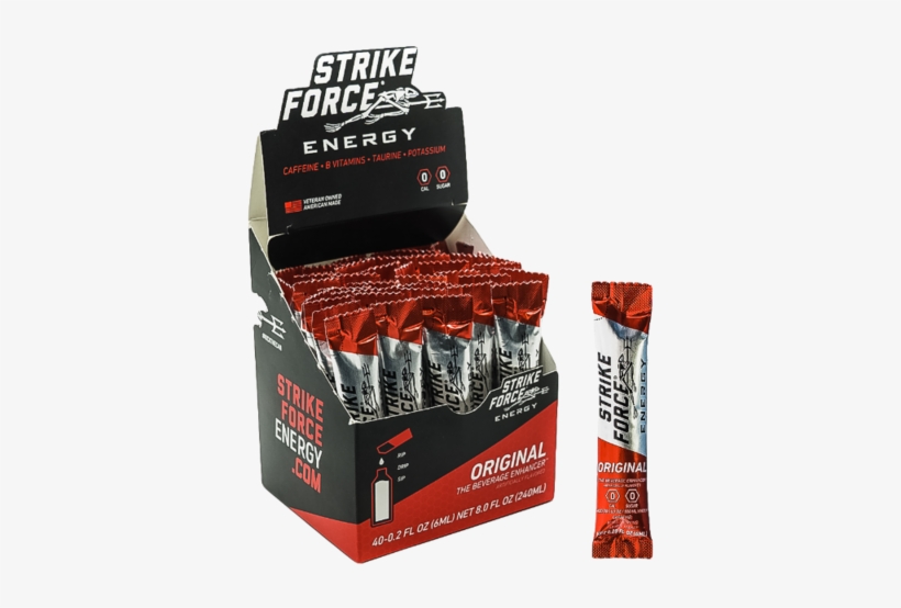 Original, Strike Force Beverage - Energy, transparent png download