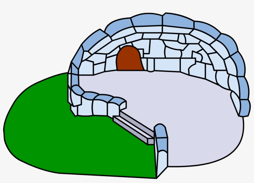 Igloo Buildings Sprites 21 - Club Penguin House Outside, transparent png download