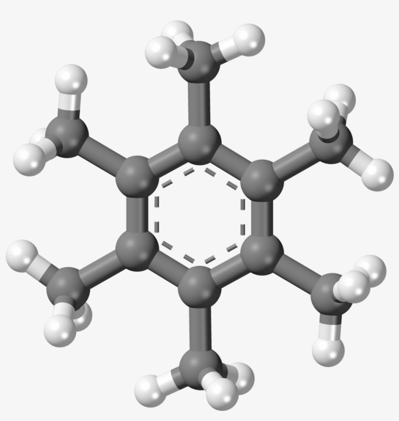 Hexamethylbenzene 3d Ball - Structure And Iupac Name Of Salicylic Acid, transparent png download