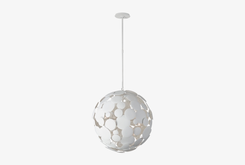 Luna Medium Chandelier In Matte White - Luna Medium, transparent png download