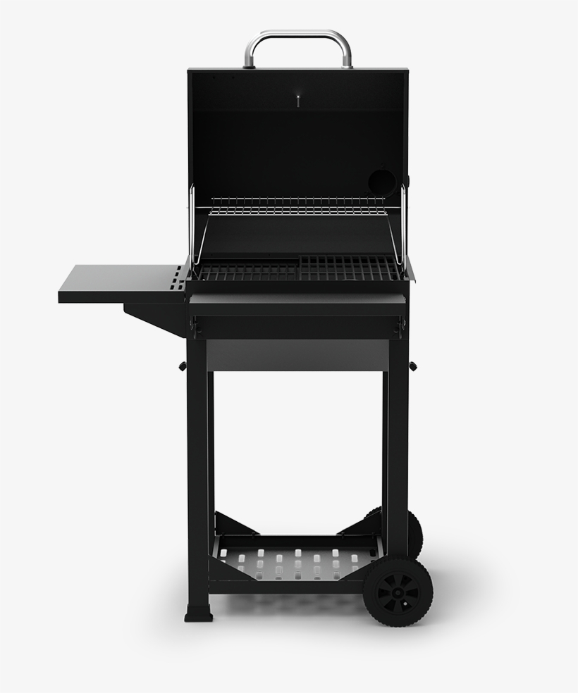 Cart-style Charcoal Grill - Barbecue Grill, transparent png download