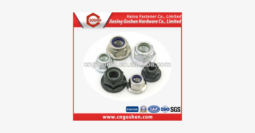 Nylon Lock Flange Hex Nut/ Flange Nut In High Quality - Stainless Steel Countersunk Dynabolts, transparent png download