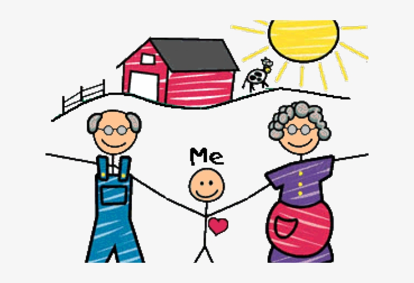 House Clipart Grandparents - Invitation Grand Parents Day Card, transparent png download