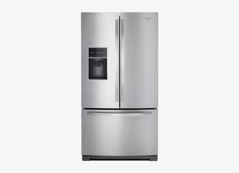 Wrf757sdem - Whirlpool Fridge French Door Bottom Freezer, transparent png download