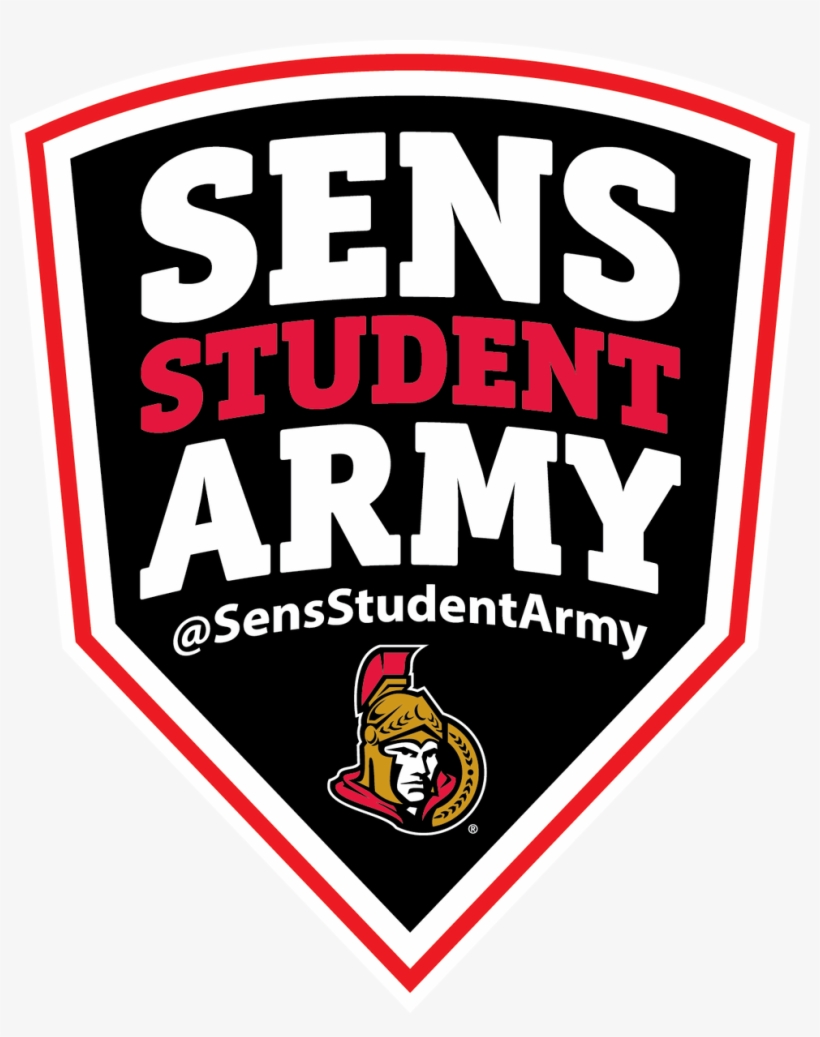 Ottawa Senators, Canadiens Montréal, Sens Student Army - Ottawa Senators, transparent png download