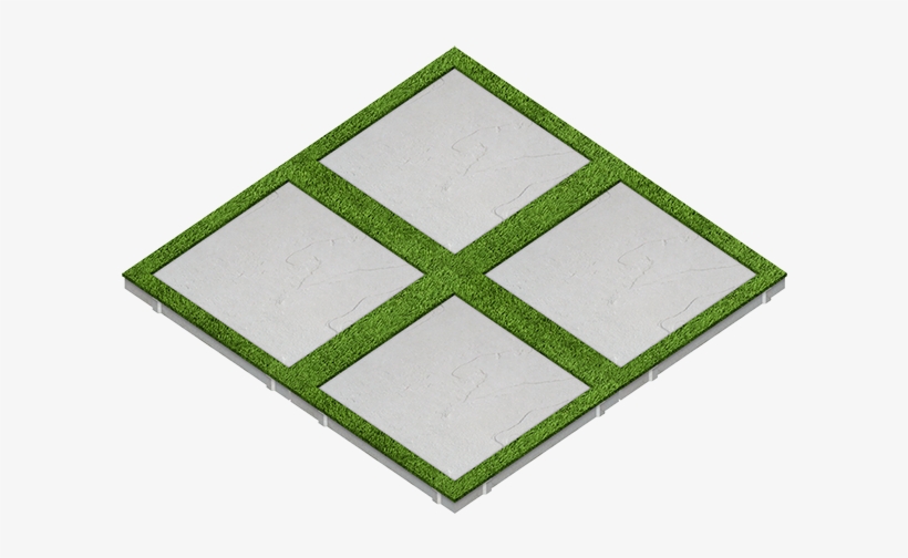 24” X 24” X 2” Border Grass - Bloco De Anotações Amarelo, transparent png download