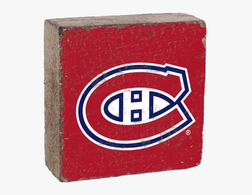 Montreal Canadiens Rustic Block - Canadiens Vs Golden Knights, transparent png download