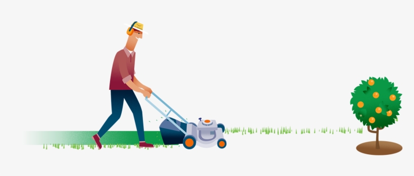 City Life Getting You Down Dreaming Of Living In The - Lawn Mower, transparent png download
