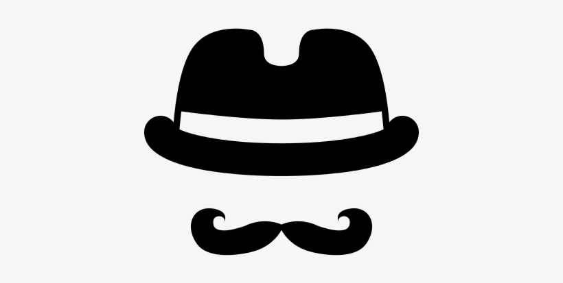 Male Hat And Mustache Vector - Junio Dia Del Papa, transparent png download