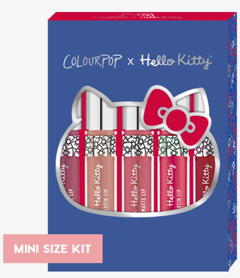 Colourpop - Colourpop Hello Kitty Mini Lip Kit, transparent png download