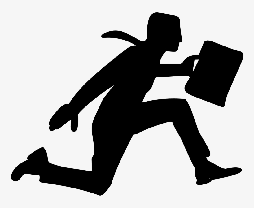 White - Plains - Courier - Service - New - York - Ny - Businessman Running Png, transparent png download