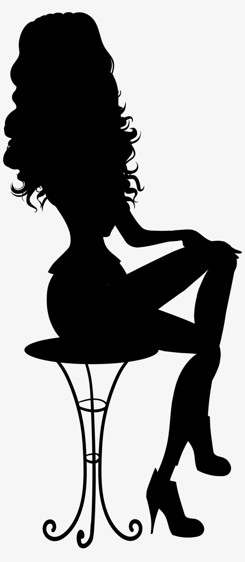 Go To Image - Woman Silhouette Icon Png, transparent png download