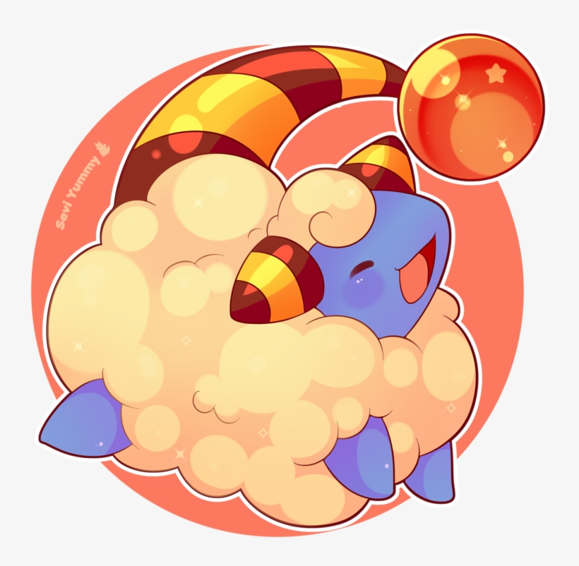 Chibi Mareep By Seviyummy - Circle, transparent png download