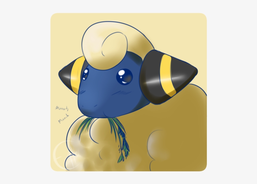 I Love Electric Pokemon And Mareep Is Wonderful - Cartoon, transparent png download