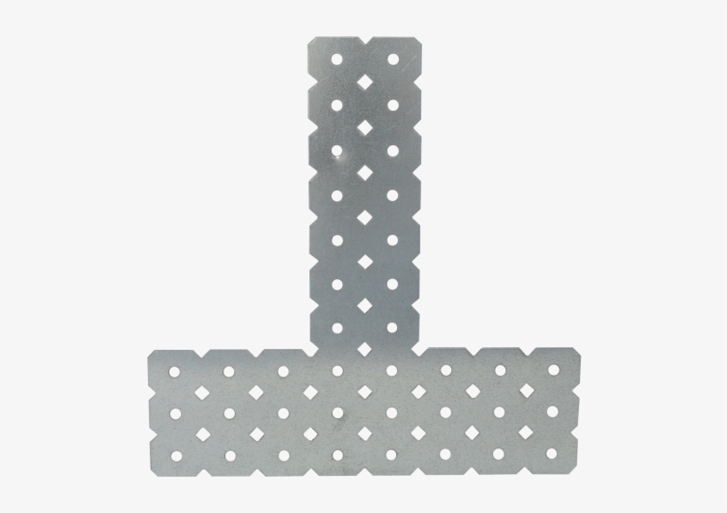 Make A Bracket Galvanised T Shape 1mm - Light-emitting Diode, transparent png download