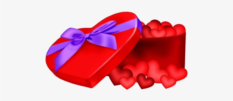 El Box Of Hearts Red - Bow Tie, transparent png download