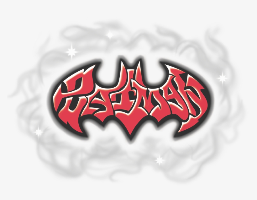 Batman Hip Hop Logo Men's V Neck T Shirt - Illustration PNG Image ...