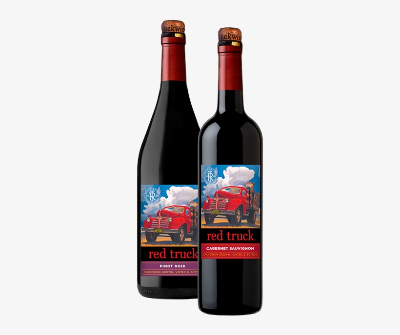 The Idea For Red Truck Wines Began When Fred And Nancy - Red Truck Wine Red Wine, transparent png download
