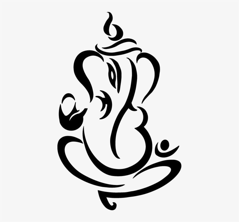 Ganesh - Ganpati Drawing, transparent png download