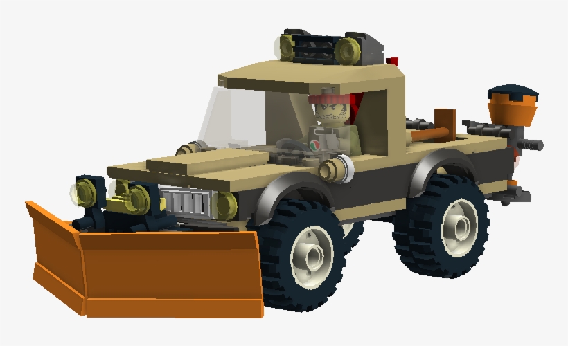 Old Plow Truck - Lego Old Truck, transparent png download