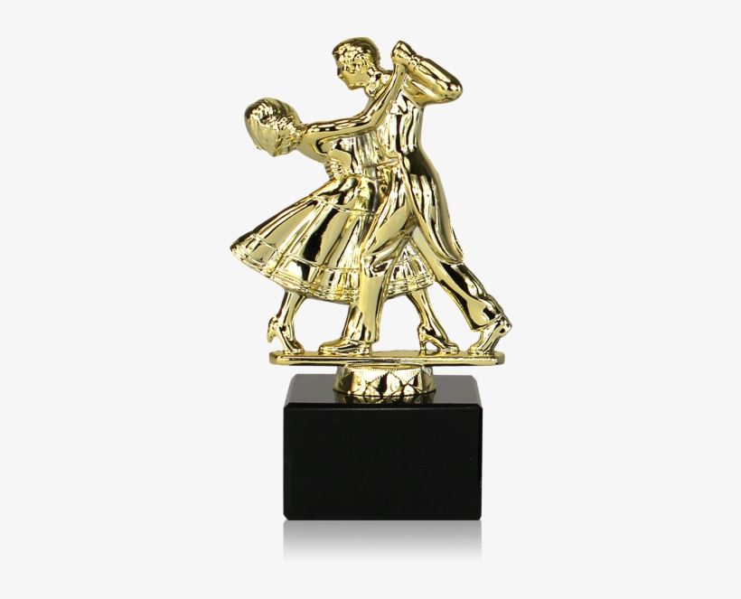 Metal Figure Dance Couple 16,0cm - Trophy, transparent png download