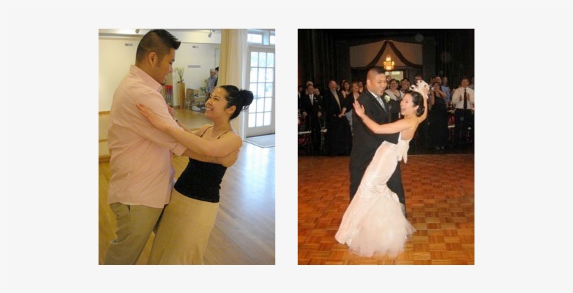 Wedding Dance Couple Before And After - Ballroom Dance, transparent png download