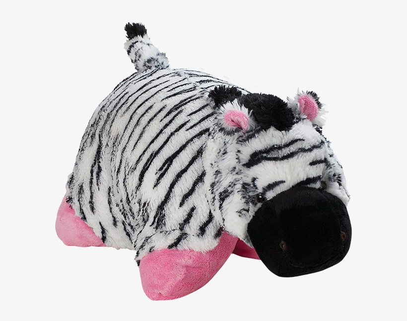 Jumboz Pink Zebra Pillow Pet - Zebra Pillow Pet, transparent png download