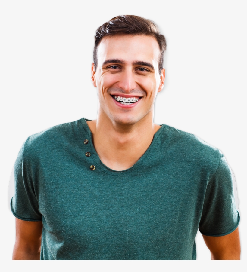 The Natural Coloring Of Your Teeth, Or Go Bright With - Cool Braces For Boys, transparent png download