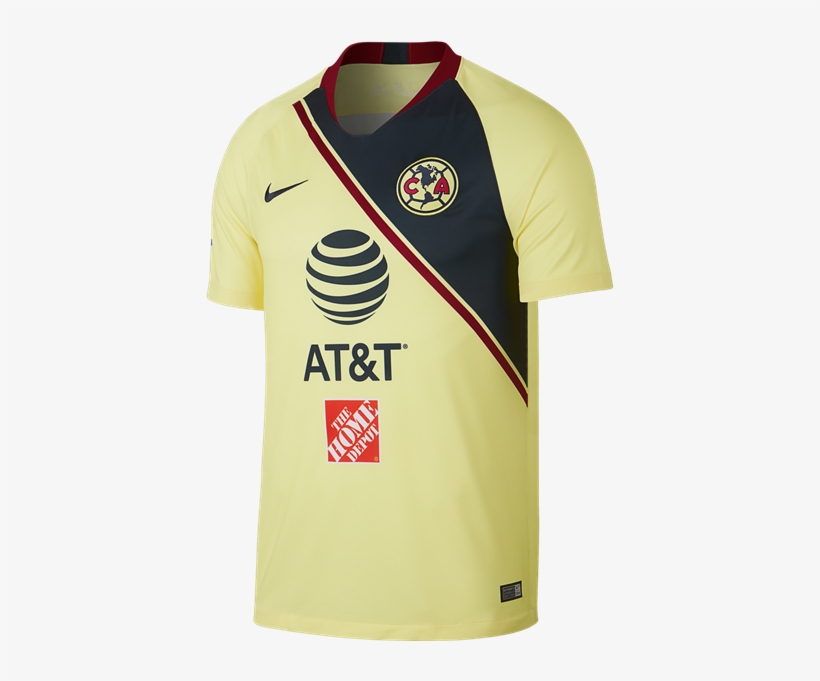 Club America 18/19 Home Jersey By Nike [ca1819hj] - Club America Jersey 2018, transparent png download