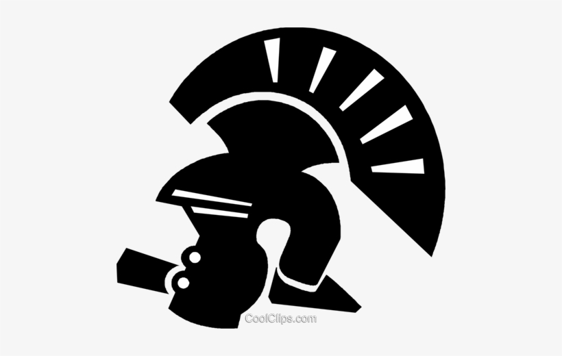 Gladiator Helmets Royalty Free Vector Clip Art Illustration - Whyalla Titans Basketball Club, transparent png download