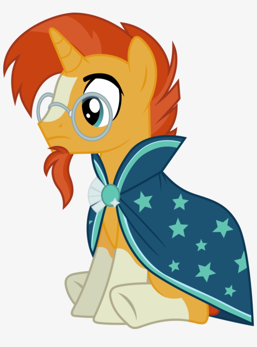 90sigma, Cloak, Clothes, Glasses, Goatee, Safe, Simple - Sunburst Mlp Png, transparent png download